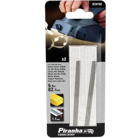 AEG Lames Rabot 82,7mm Par 2 Hss Pour Rabot A.e.g 3 AEG Lames Rabot 82,7mm Par 2 Hss Pour Rabot A.e.g