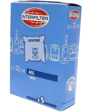 AEG Sacs Aspirateur Par 5 Pour Aspirateur A.e.g 3 AEG Sacs Aspirateur Par 5 Pour Aspirateur A.e.g