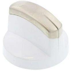 AEG Bouton Complet Gaz Blan C, Plaques De Cuisson, 3550317048 - 1