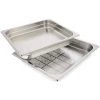 Lèche-frite En Inox Perforé (35,5 X 32,5 X 5cm) Pour Four Vapeur AEG, Electrolux. -AEG Soldes 19904985 1