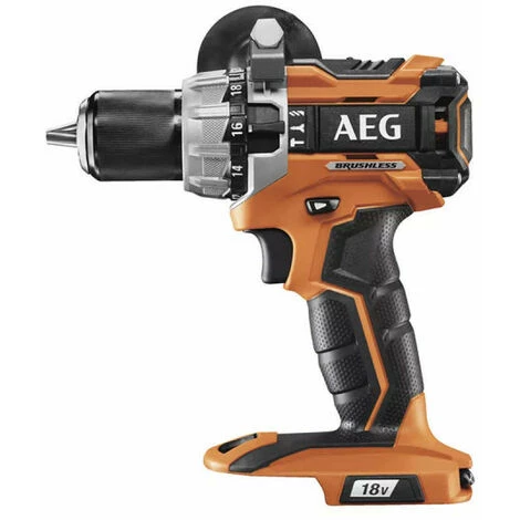 Perceuse à Percussion AEG Brushless 18V - 2 Batteries 4.0Ah - 1 Chargeur BSB18C2BL-402C - Noir Et Orange 4 Perceuse à Percussion AEG Brushless 18V - 2 Batteries 4.0Ah - 1 Chargeur BSB18C2BL-402C - Noir Et Orange – Image 2