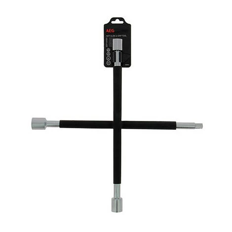 Clé En Croix Renforcée Démonte-roues - Douilles 17 - 19 - 21 Mm - Carré 1-2" - AEG 5 Clé En Croix Renforcée Démonte-roues - Douilles 17 - 19 - 21 Mm - Carré 1-2" - AEG – Image 3