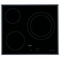 Plaques Vitro-céramiques Aeg HK623021FB 60 Cm Noir (3 Zones De Cuisson)