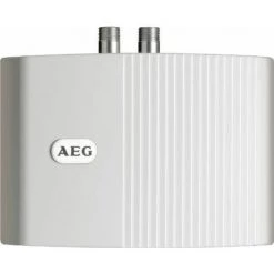 AEG 189554 MTH 350 Petit Chauffe-eau Instantané Circuit Ouvert à écoulement Libre 3,5 KW 230 V Blanc