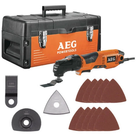 Outil Multifonction AEG 300W - OMNI300-KIT5 - Noir Et Orange 3 Outil Multifonction AEG 300W - OMNI300-KIT5 - Noir Et Orange