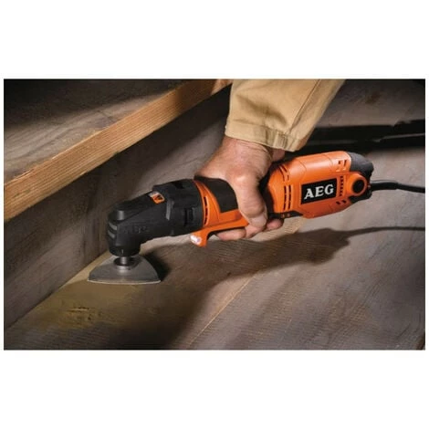 Outil Multifonction AEG 300W - OMNI300-KIT5 - Noir Et Orange 4 Outil Multifonction AEG 300W - OMNI300-KIT5 - Noir Et Orange – Image 2