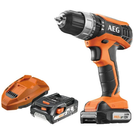 Perceuse à Percussion AEG 12V Tradesman Gen III BSB12G3LI-202C - 2 Batterie 2,0Ah - 1 Chargeur 3 Perceuse à Percussion AEG 12V Tradesman Gen III BSB12G3LI-202C - 2 Batterie 2,0Ah - 1 Chargeur