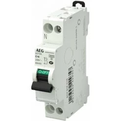 AEG Disjoncteur Phase+neutre 16a