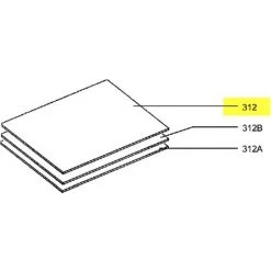 AEG VITRE DE PORTE INTERIEURE >AU 25/02/2002 POUR FOUR A.E.G - 330152501 -AEG Soldes 44170793 2