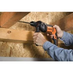 Perceuse à Percussion électrique AEG 705W 1 Vitesse SBE 705 RE -AEG Soldes 4502757 2