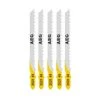Pack De 5 Lames Scie Sauteuse AEG 75mm Bois - Métal - Plastiques T101D -AEG Soldes 4513275 1