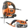 Pack AEG Scie Sauteuse Pendulaire électrique AEG - 700W - STEP 100X - Ponceuse à Bande électrique 1010W
