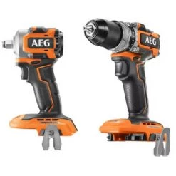 Pack AEG Perceuse à Percussion - Boulonneuse à Choc - 18 V - Subcompact - Brushless