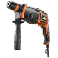 Pack AEG Perforateur Burineur électrique SDSPLUS 800W 2.4 Joules - Perceuse-visseuse 12V Prolithium-ion -AEG Soldes 58173704 2