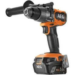 AEG - Perceuse Percussion 18V BRUSHLESS - 110 Nm - 2 Batteries 5Ah - BSB18C3BL-502C