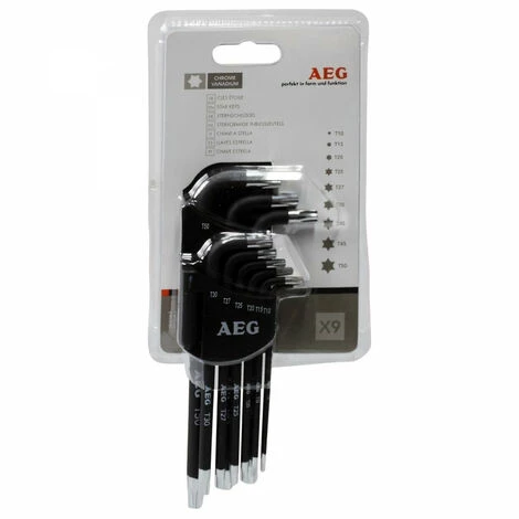 AEG Set De 9 Clés étoile/support 4 AEG Set De 9 Clés étoile/support – Image 2
