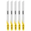 Pack De 5 Lames Scie Sauteuse AEG 75mm Bois T101B -AEG Soldes 7954013 1